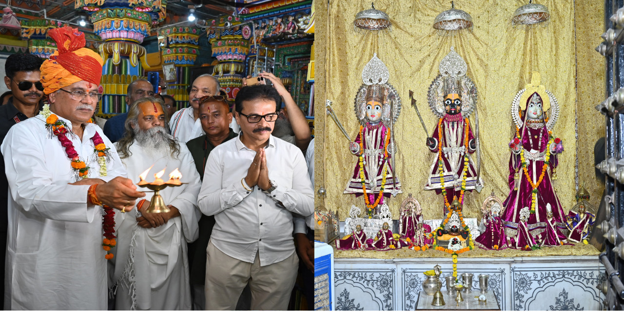 रायपुर : मुख्यमंत्री श्री भूपेश बघेल ने जैतू साव मठ में की पूजा-अर्चना, हनुमान बावली का किया दर्शन