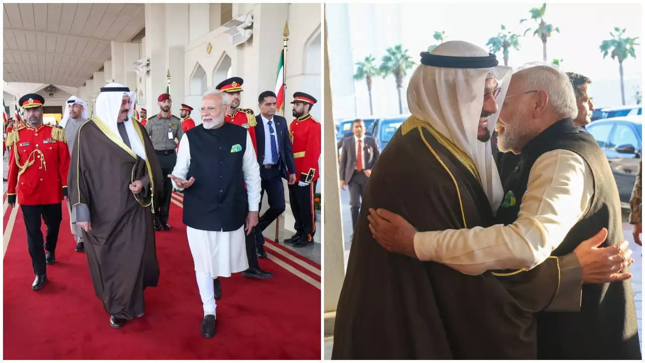 In special gesture, PM of Kuwait personally sees off PM Modi