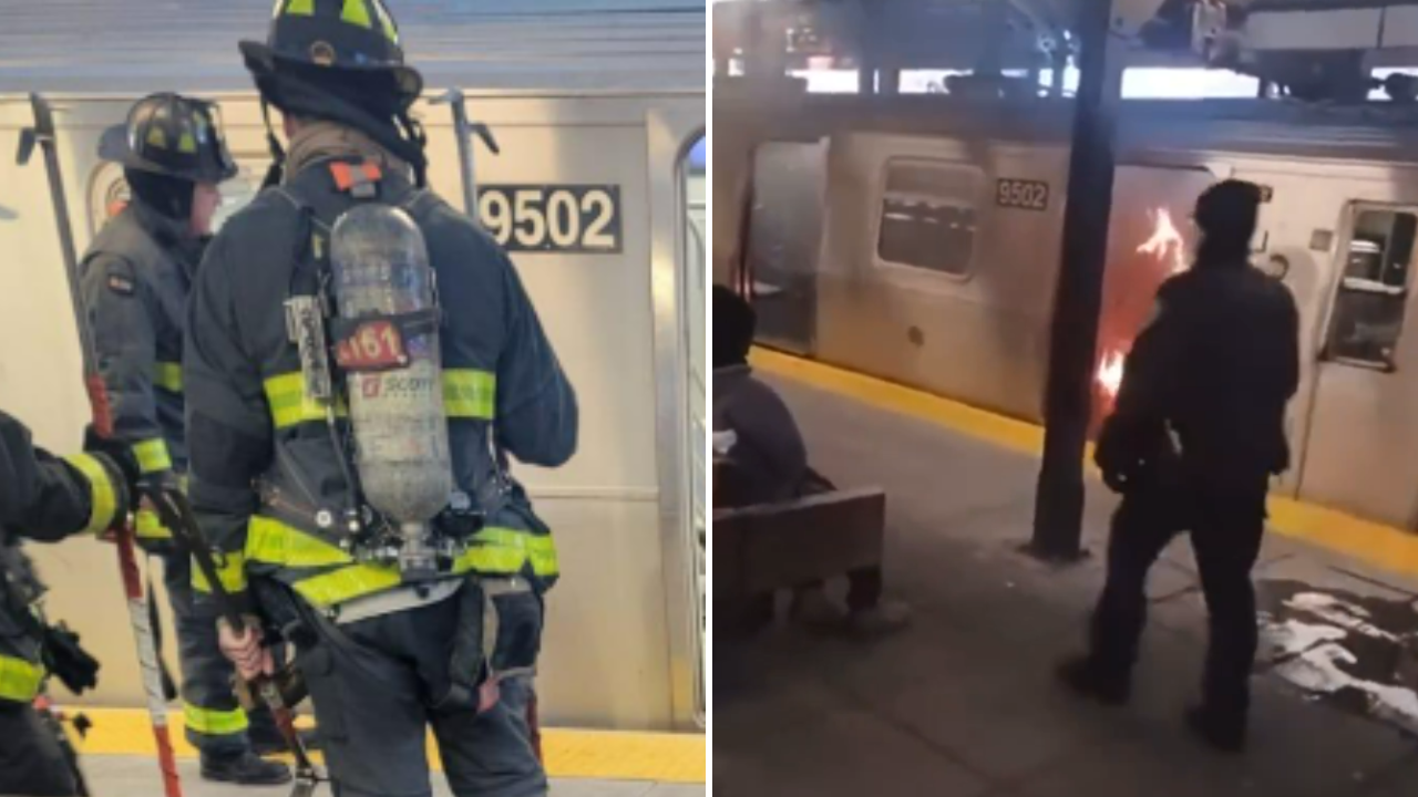 ‘It’s scary’: Woman burned alive while sleeping in subway train in US