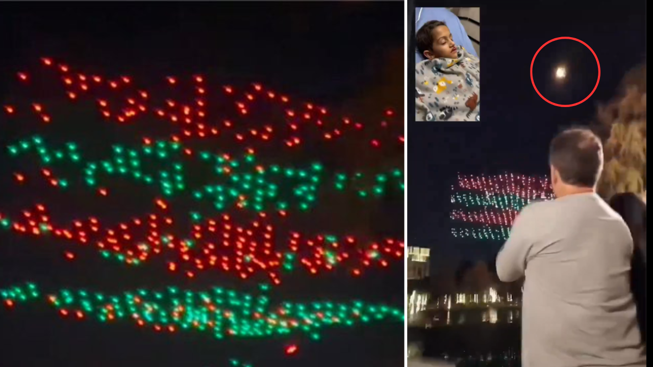 Drones fall from sky at Florida Christmas event: Watch video