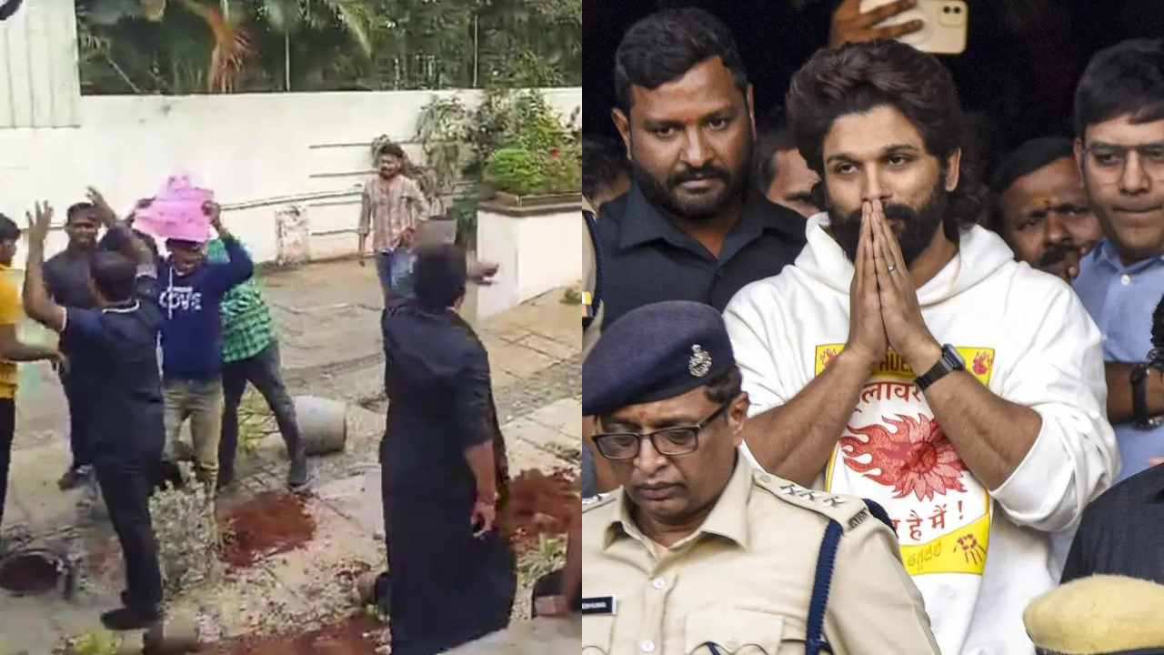 BRS vs Congress intensifies over Allu Arjun house vandalisation; all 6 accused get bail