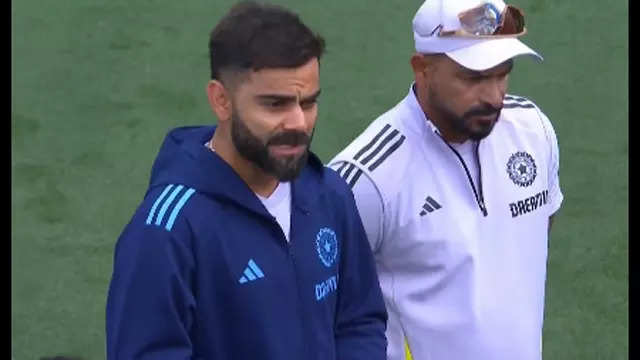 Day after ‘shoulder-bump’, Kohli inspires team and fans – Watch