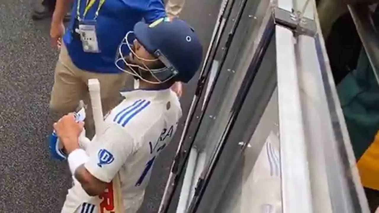 Watch: Heckled Virat Kohli confronts fans after dismissal at MCG