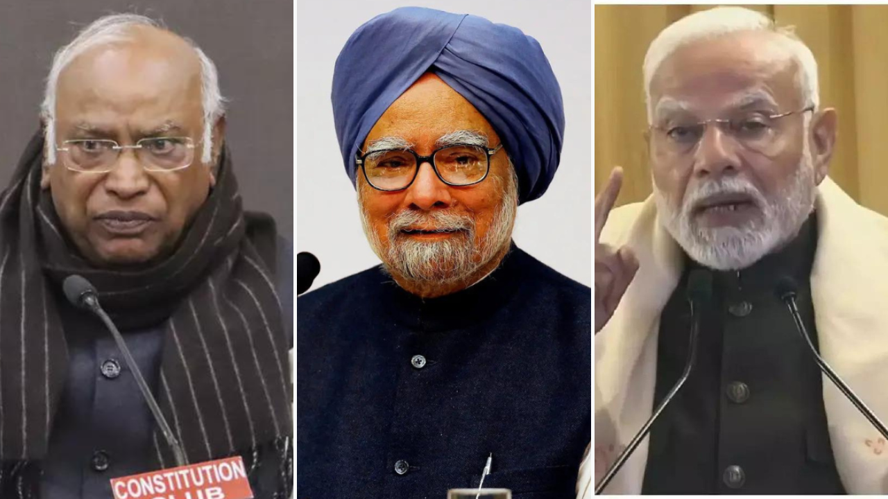 ‘True tribute’: Kharge urges PM Modi to build memorial to Manmohan Singh