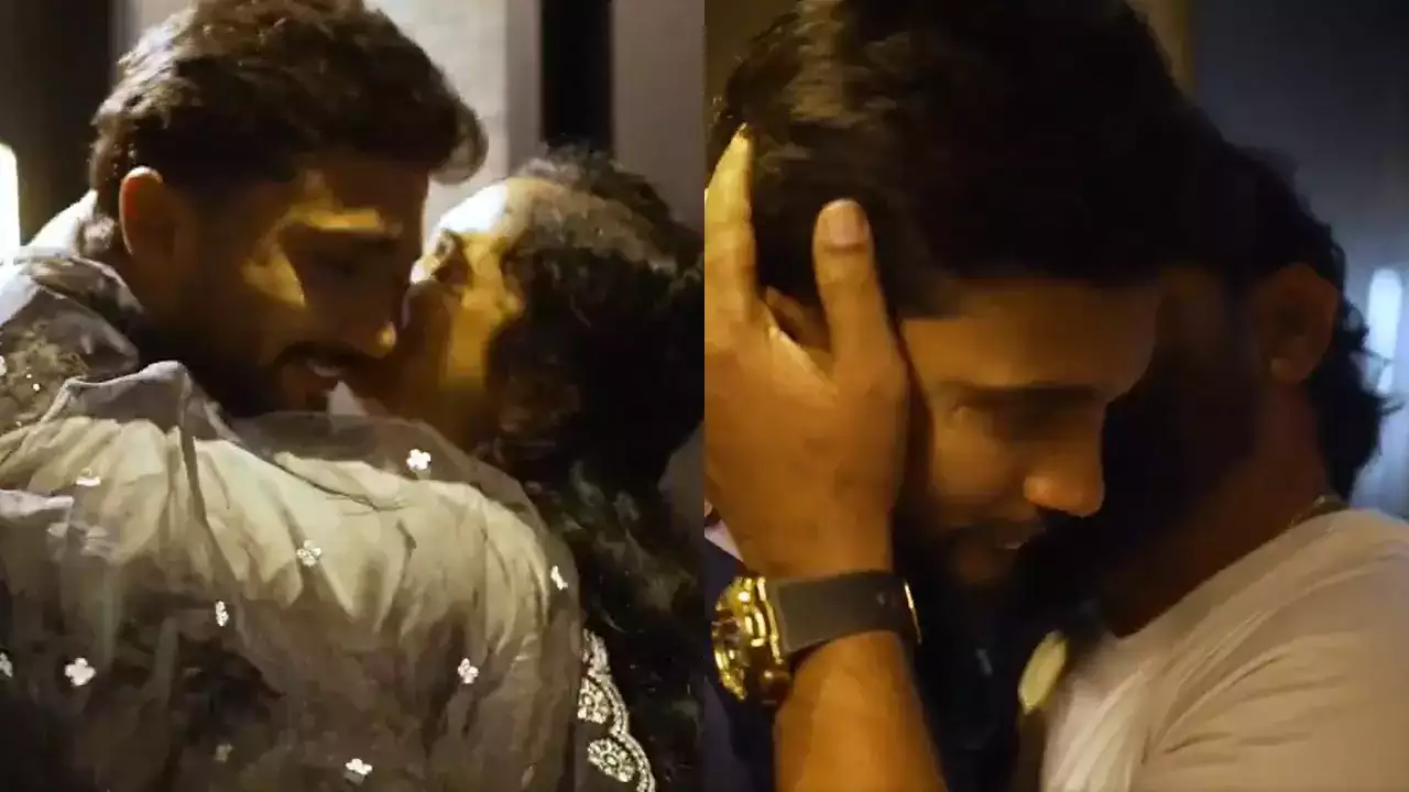 Watch: Reddy’s family surprises him in emotional hotel room meet-up