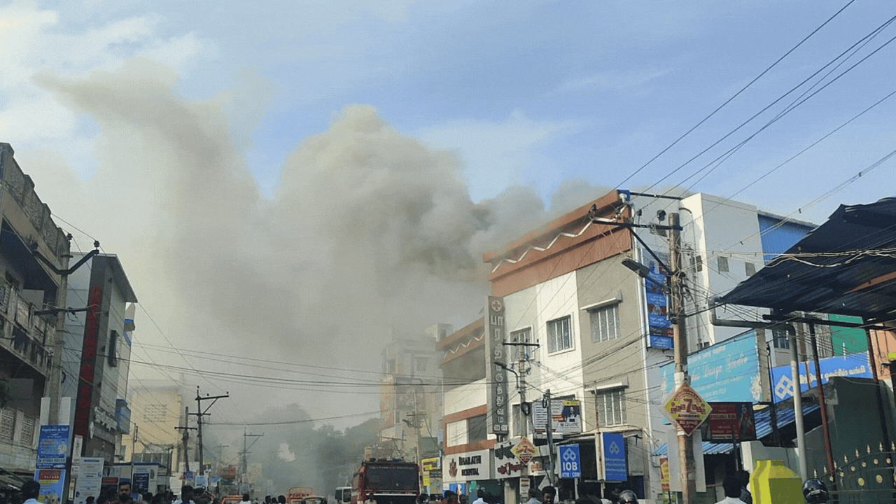 Fire engulfs nurses’ hostel in Madurai, no casualties