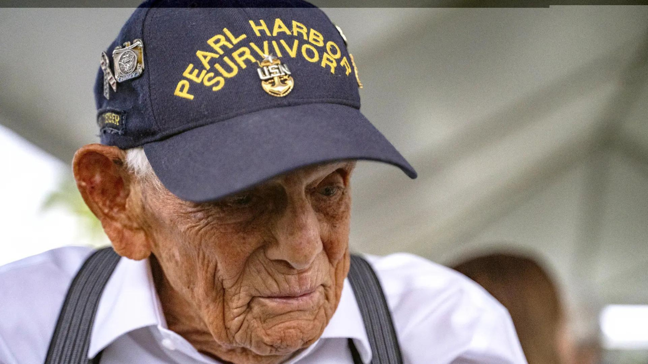 US: Navy veteran who survived Japan’s attack on Pearl Harbor, dies at 103