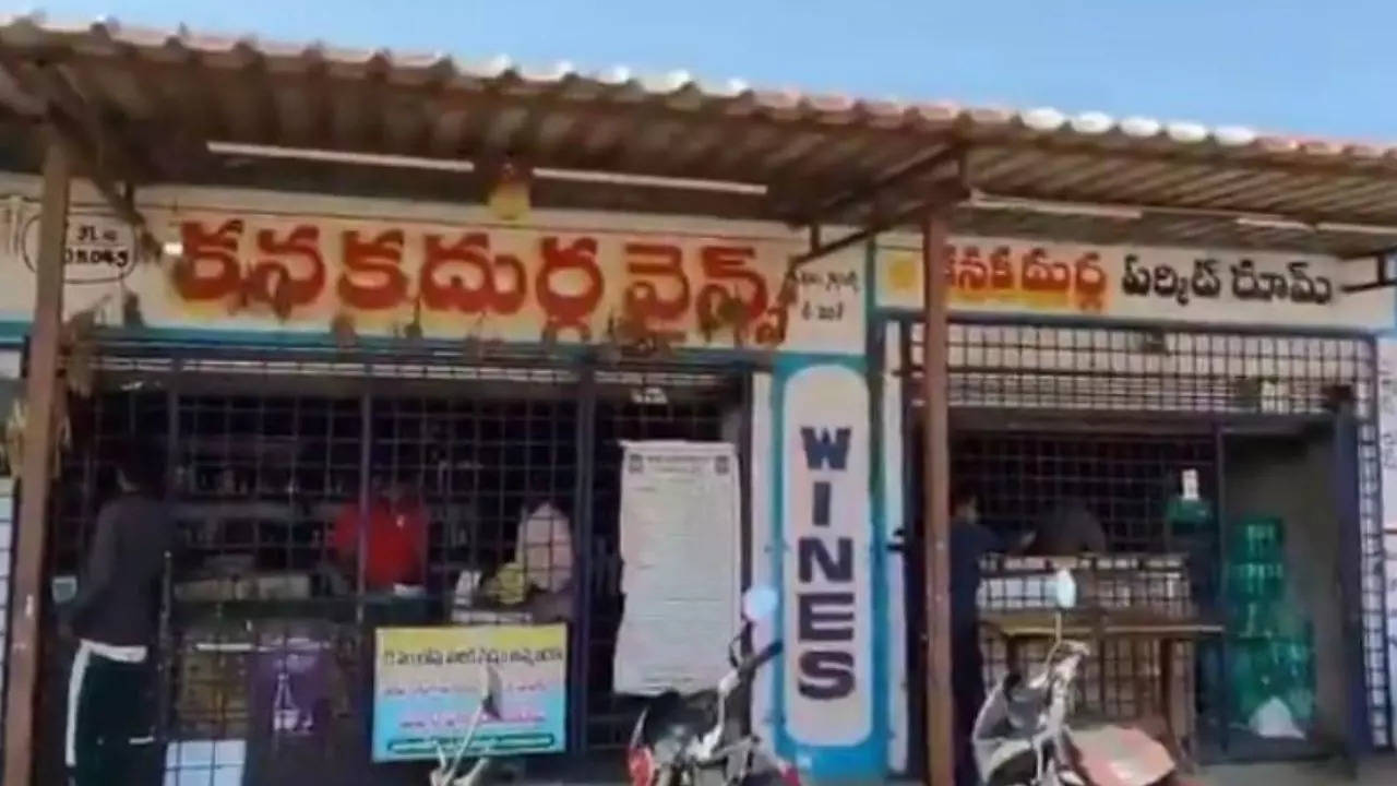 Burglar breaks into Telangana wine shop, gets drunk and passes out; held