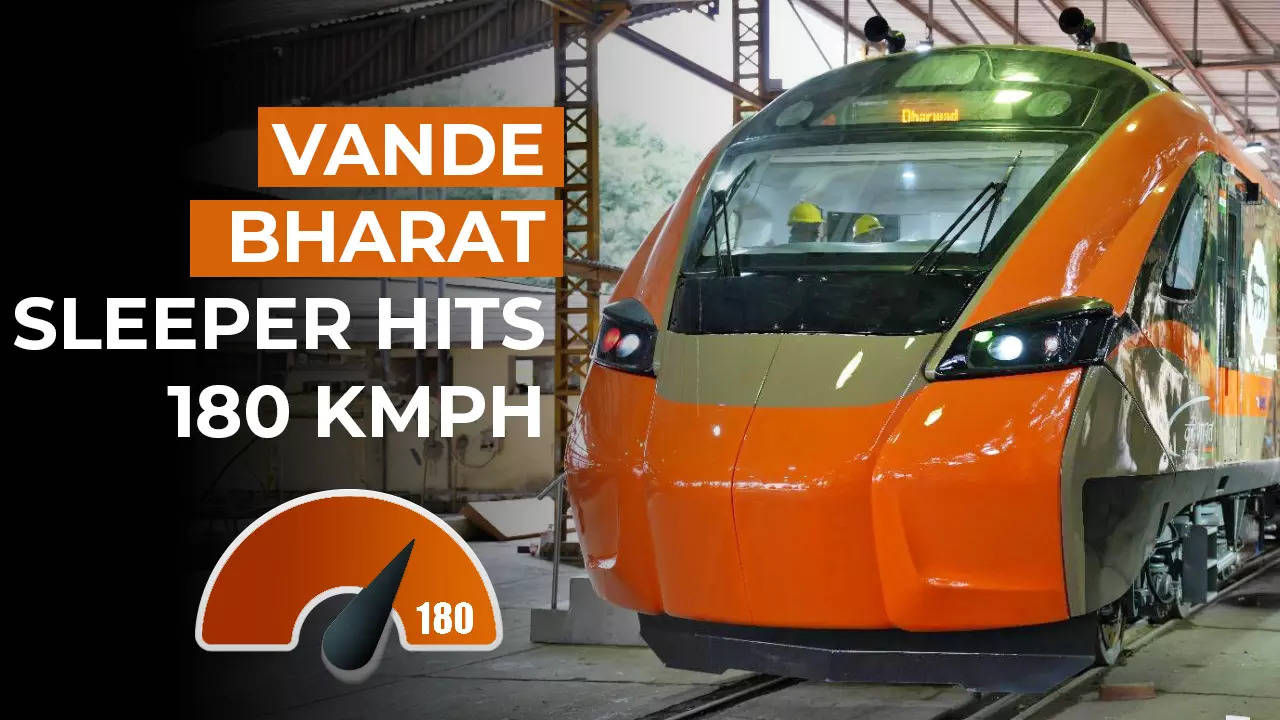 Vande Bharat sleeper hits 180 kmph during trials! Check viral video