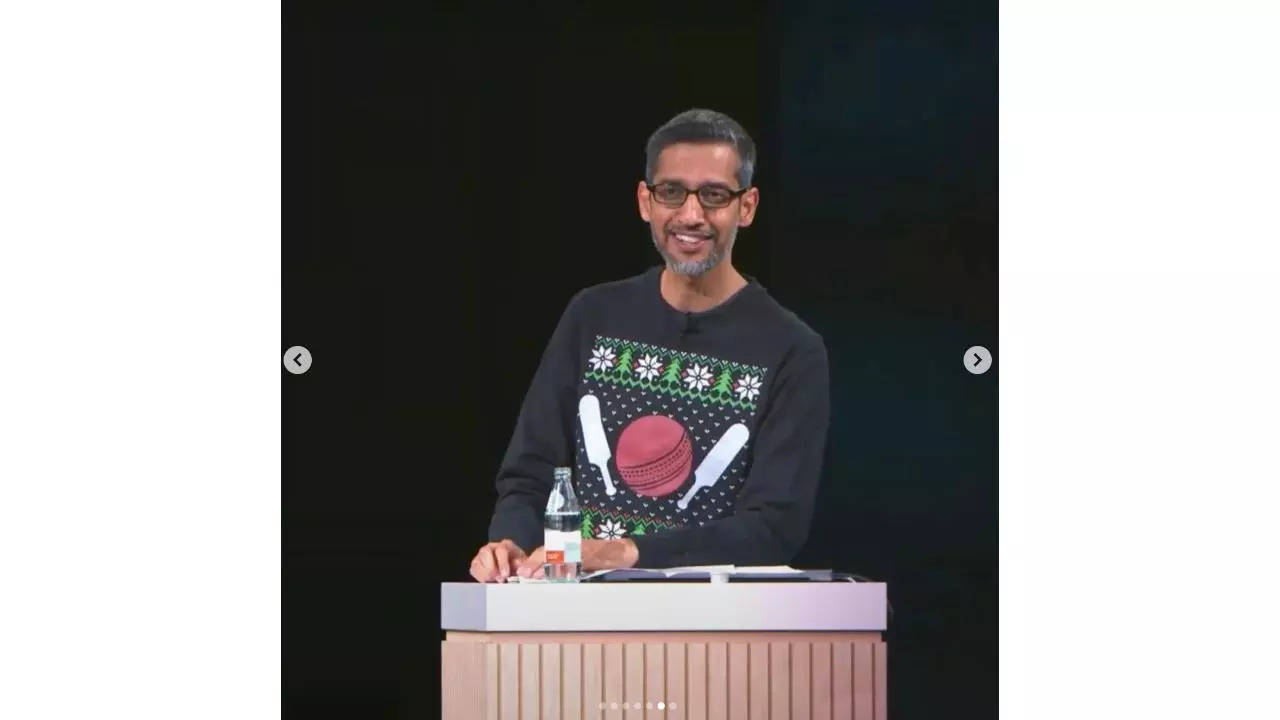 When Google CEO ‘exhibited’ his ‘love’ for Cricket at ‘sweater contest’