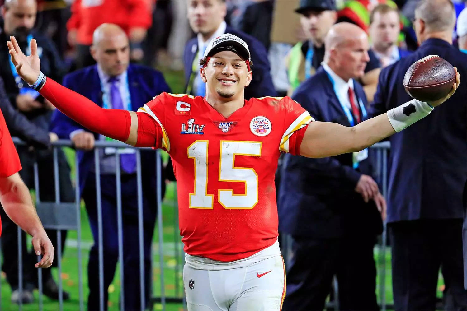 Patrick Mahomes was in Denver, but his kids were having an unforgettable snow day