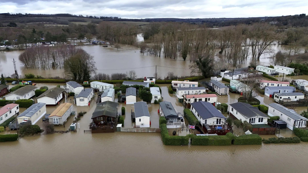 Severe flooding and winter weather disrupts life across UK, 60 rescued