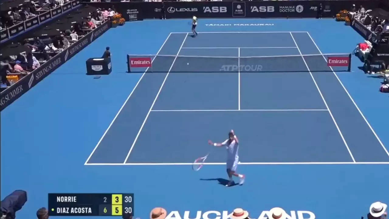 Watch: Norrie hits spectator with racket, doesn’t get DQ-ed