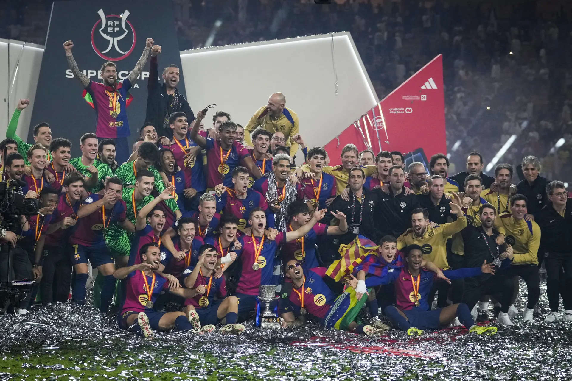 Barcelona rout Real Madrid 5-2 to claim 15th Spanish Super Cup title