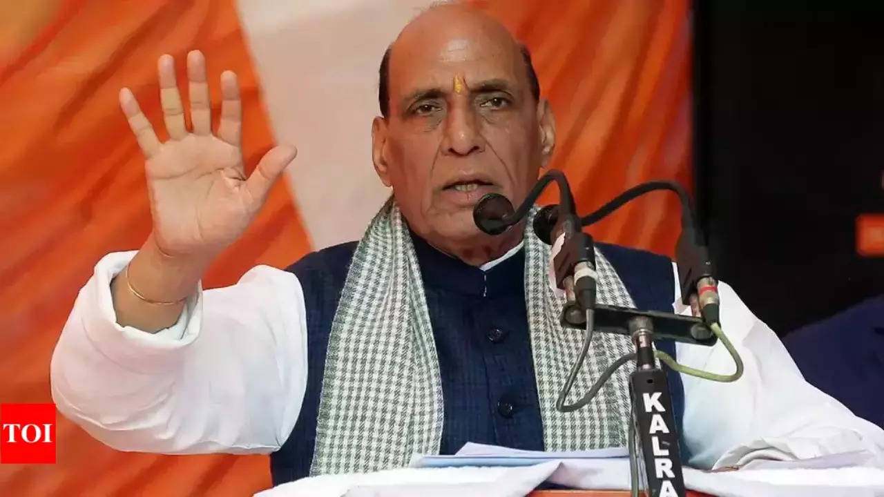 ‘PoK being used to run business of terrorism’: Rajnath Singh