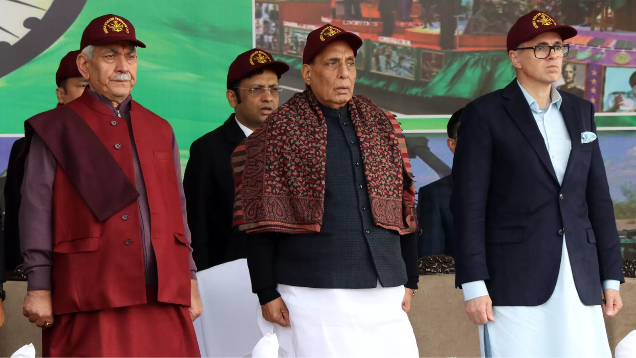 Day after PM Modi, Rajnath Singh rains plaudits on Omar Abdullah