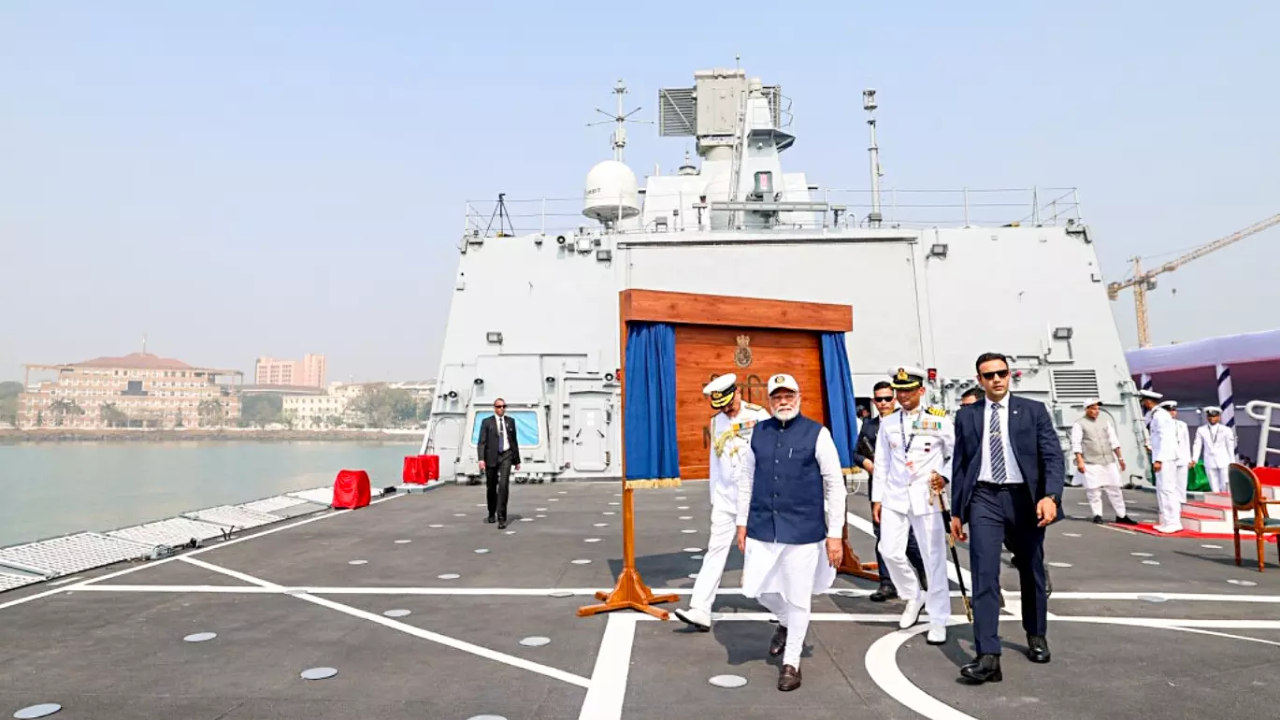 PM commissions 3 naval vessels, calls for open & secure Indo-Pacific