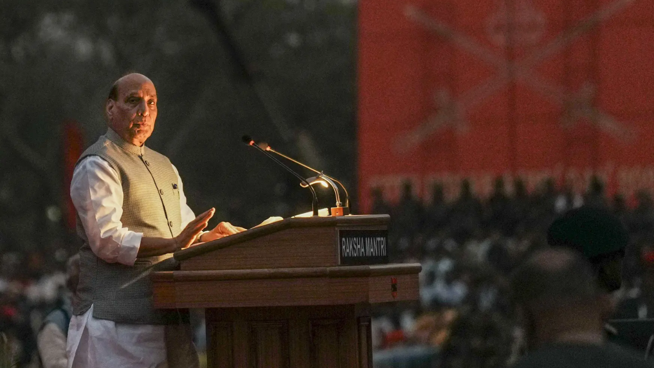 Rajnath Singh: No nation can grow without a powerful military