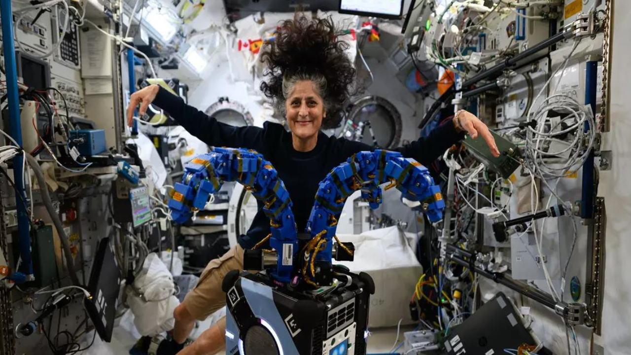 Stuck astronaut Sunita Williams steps out for spacewalk