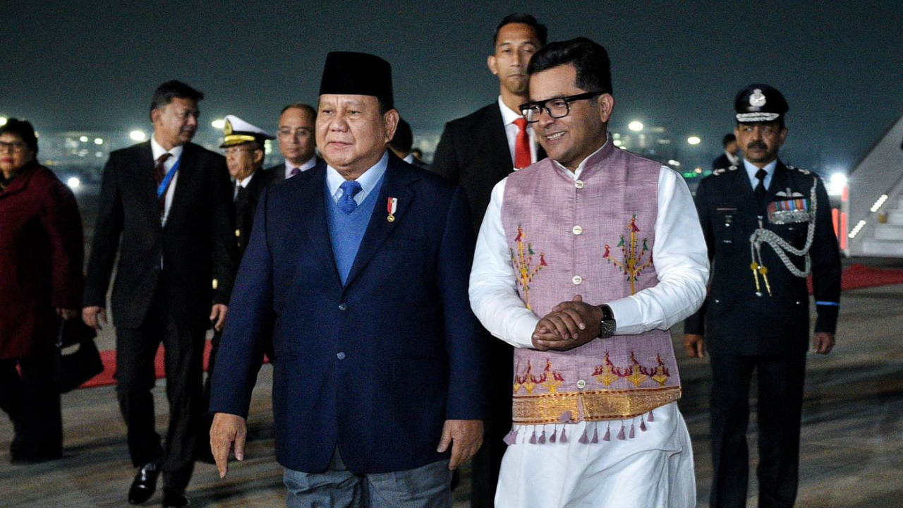 Indonesian President Subianto arrives in India for Republic Day celebrations